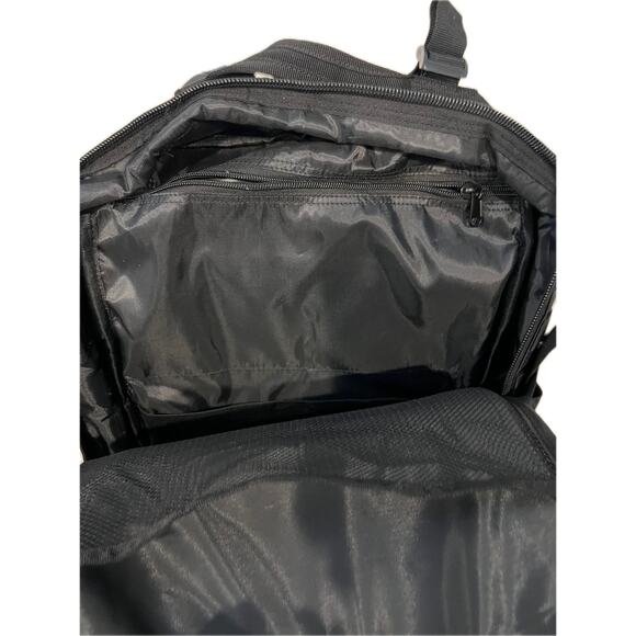 Generic Black Canvas Tactical Backpack - Picture 5 of 5